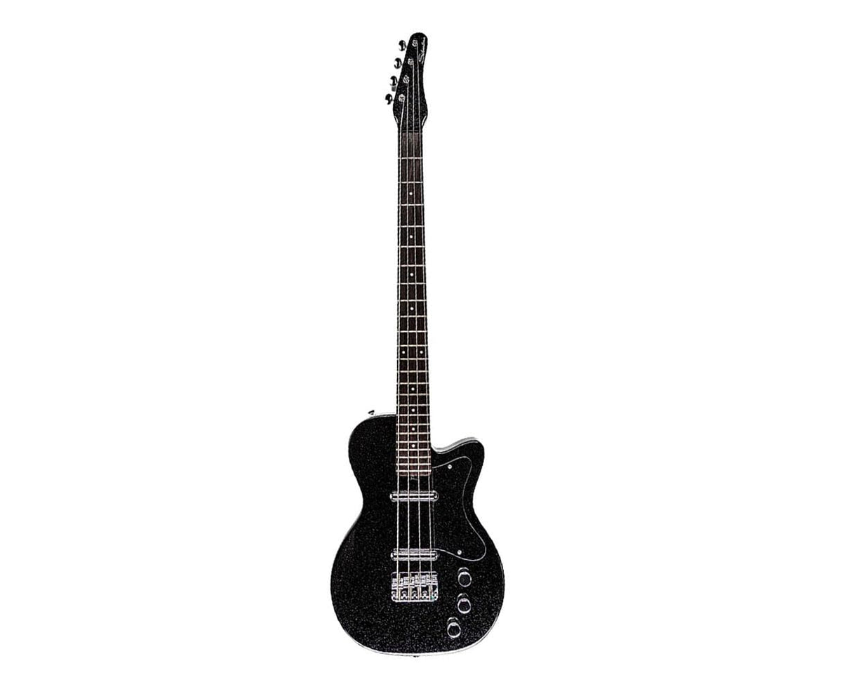 Black Silver Flake Short Scale Bass Q798660