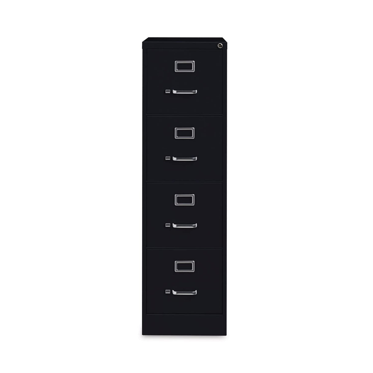 4 Drawer Vertical Letter File Cabinet in Black I689170