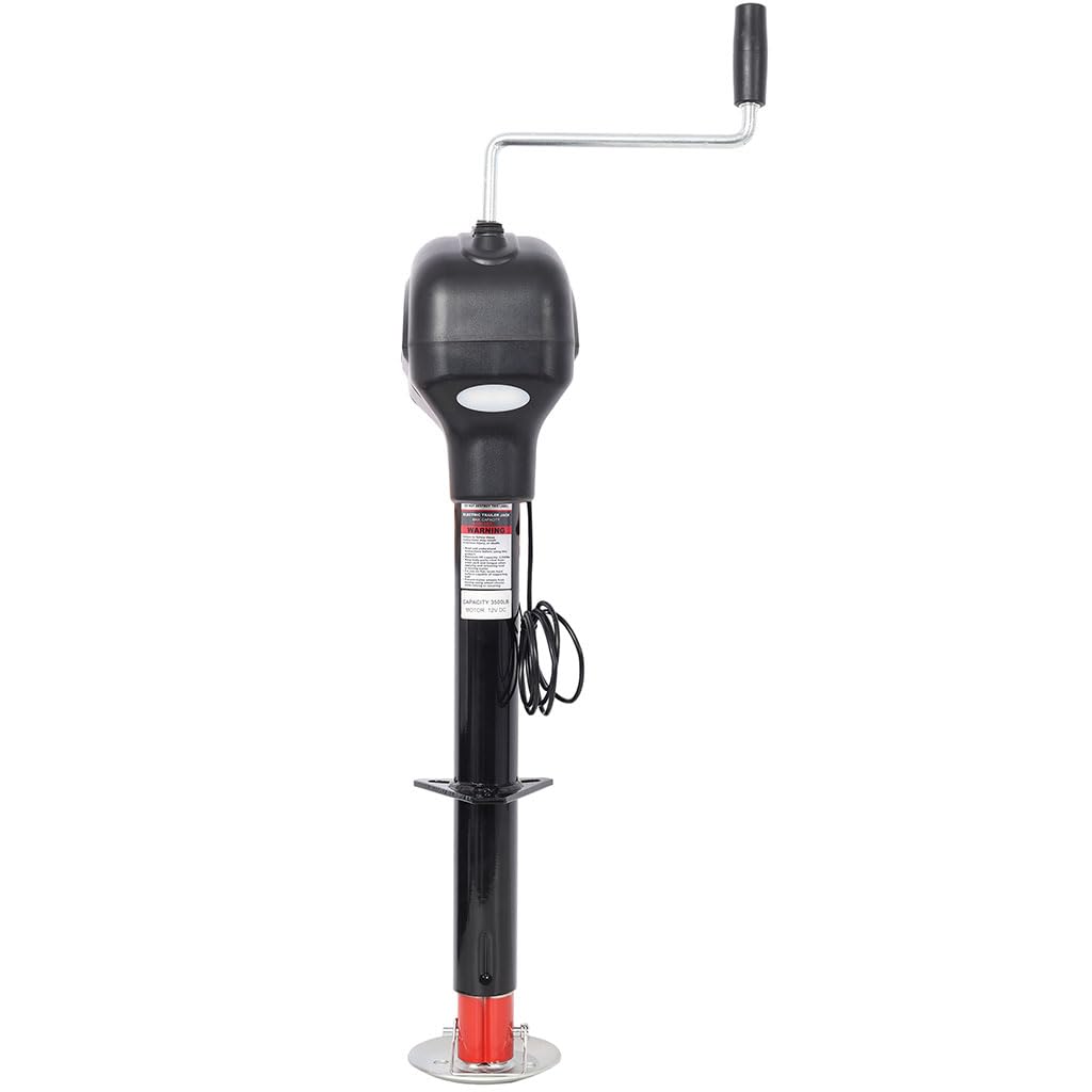 12V Electric Trailer Jack 3500 lbs 28" Lift Height L94893