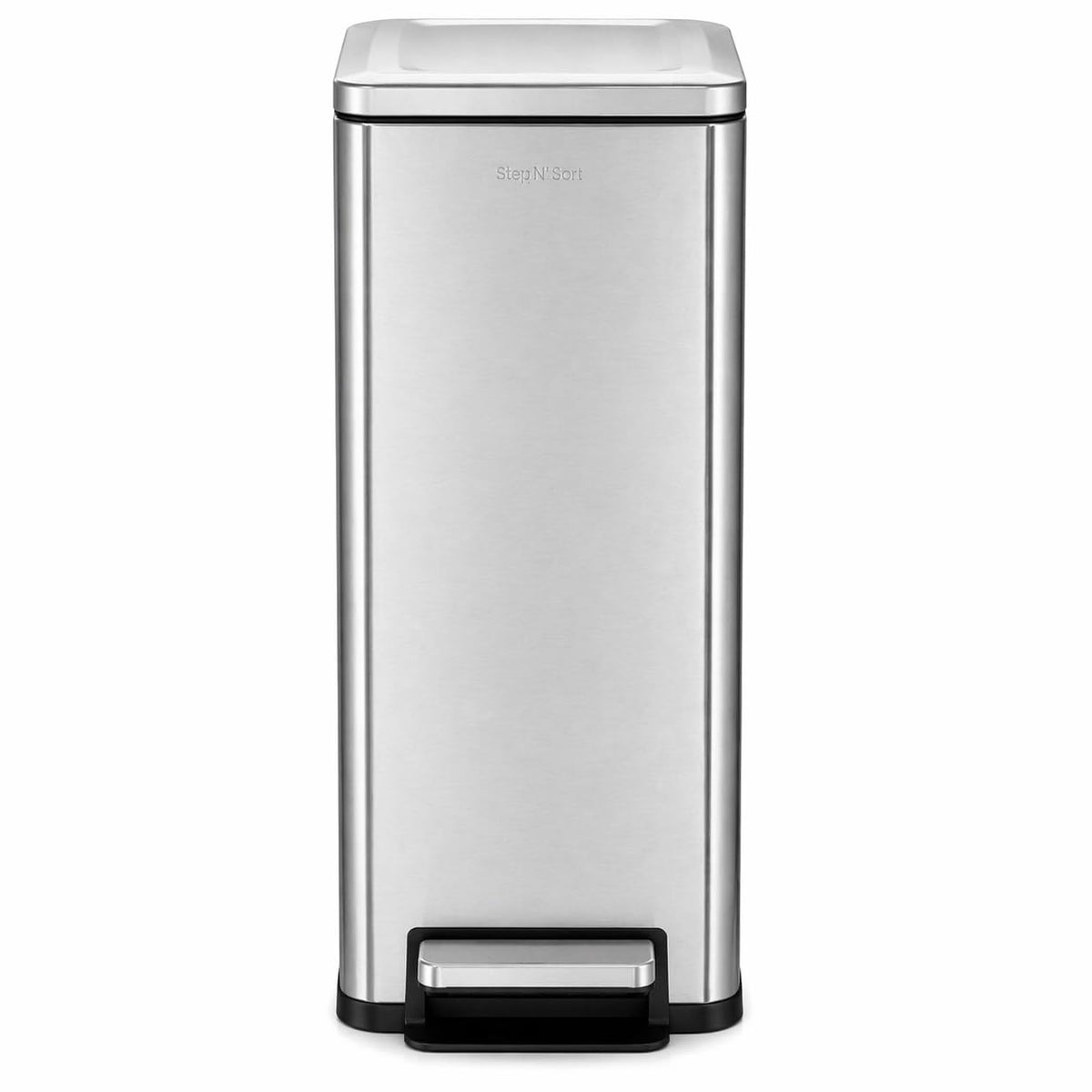 43L Dual Recycling Bin Stainless Steel J884428