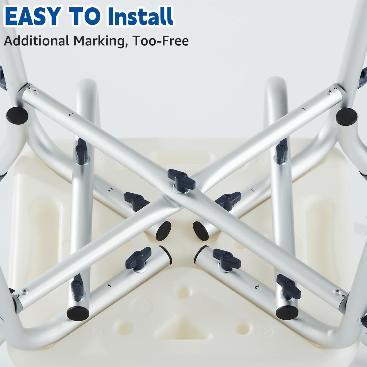 Padded Shower Chair with Arms and Back J897