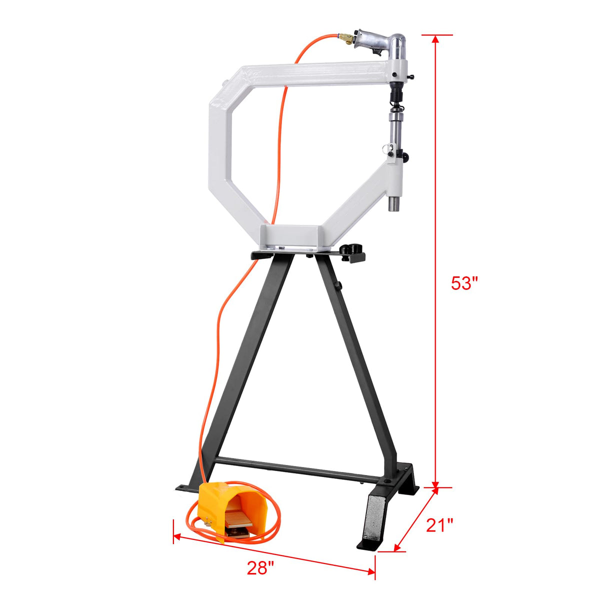 19.6 inches Pneumatic Planishing Hammer with Foot Pedal X7470