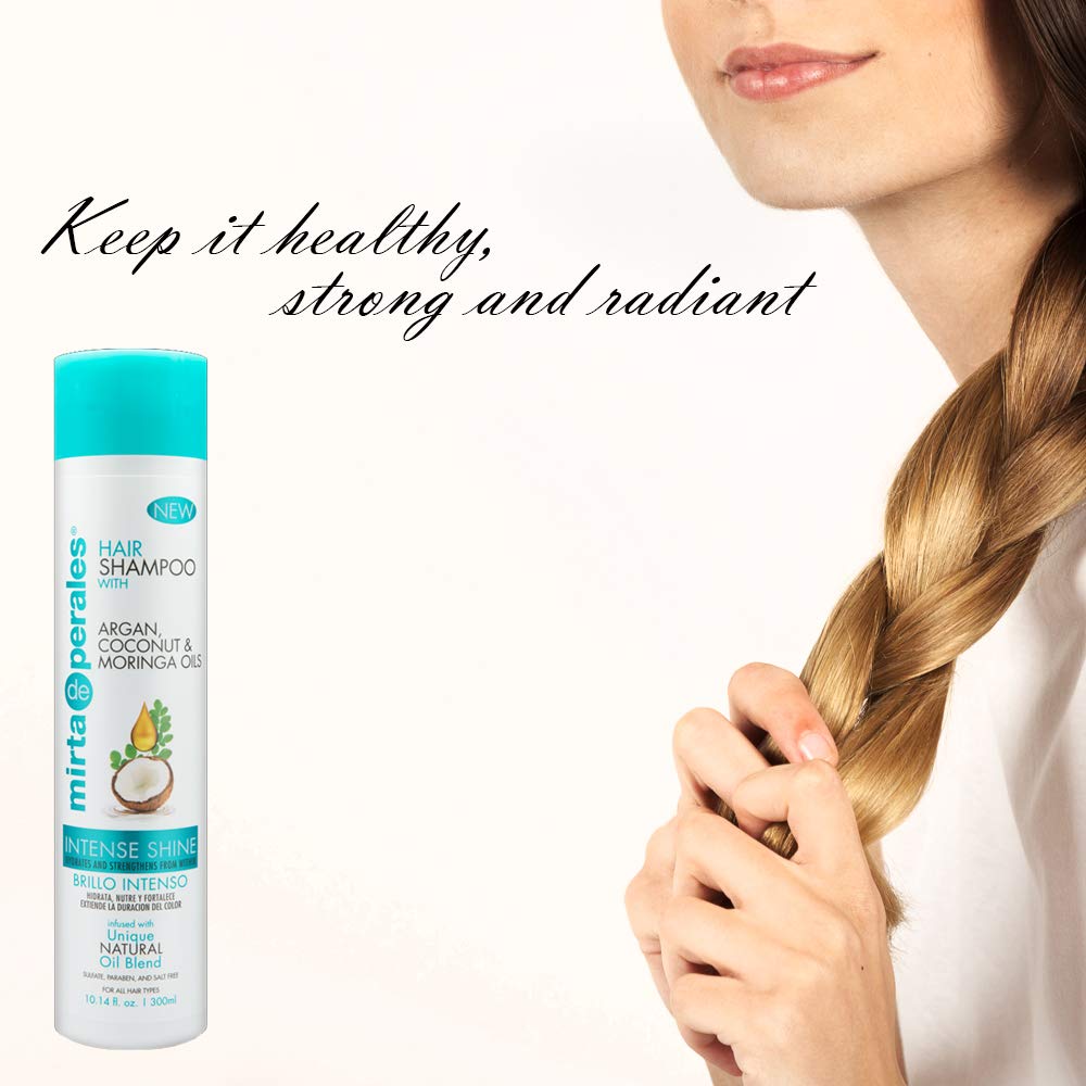 Argan, Coconut & Moringa Oils Shampoo + Conditioner + Leave-in Cream Set U29376