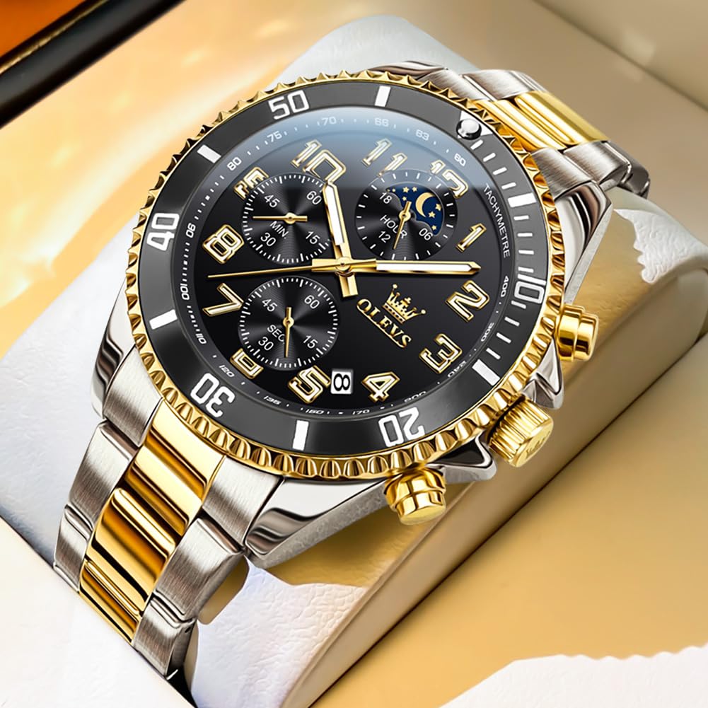 Mens Stainless Steel Waterproof Analog Watch E152992