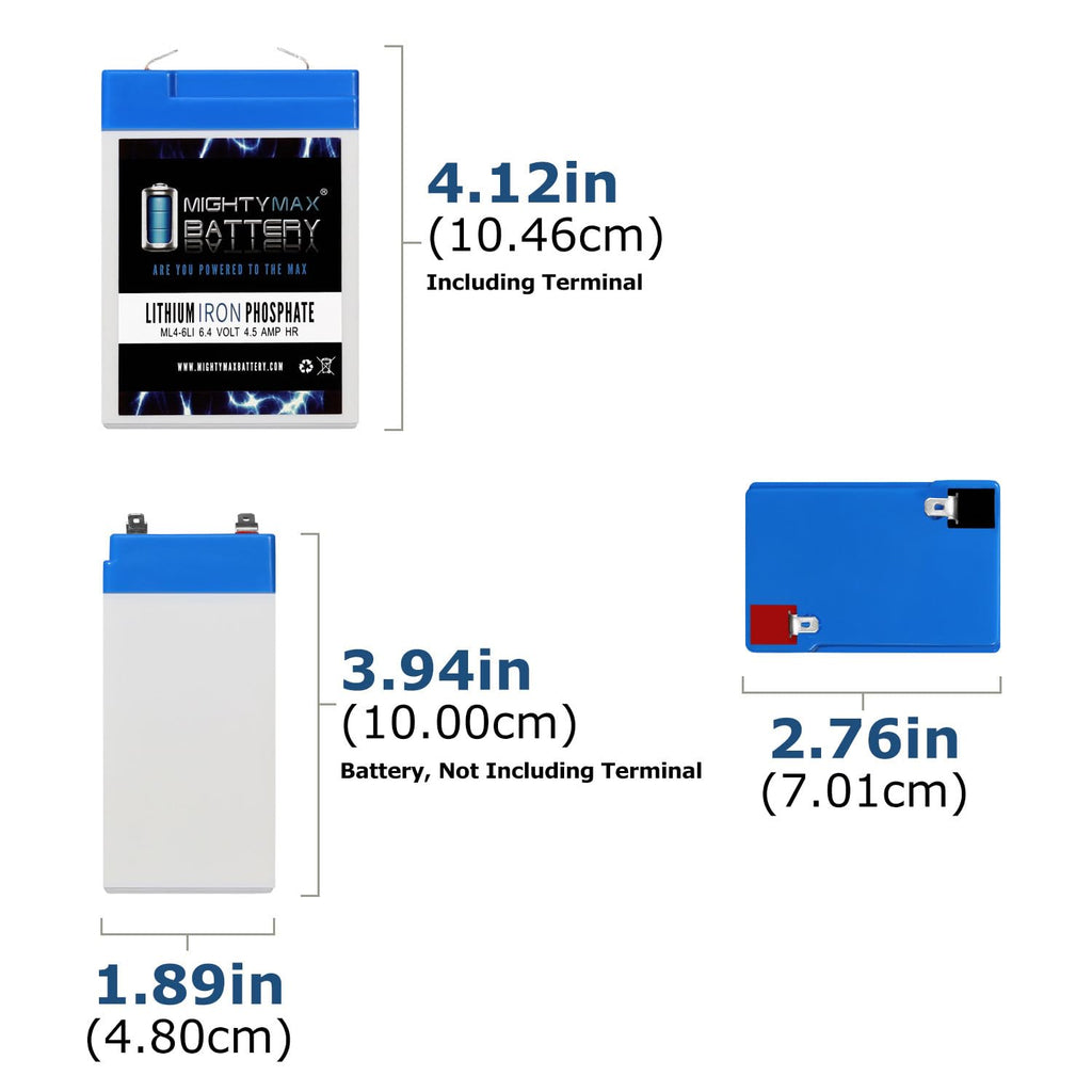 6V 4.5AH Lithium Replacement Battery L55785