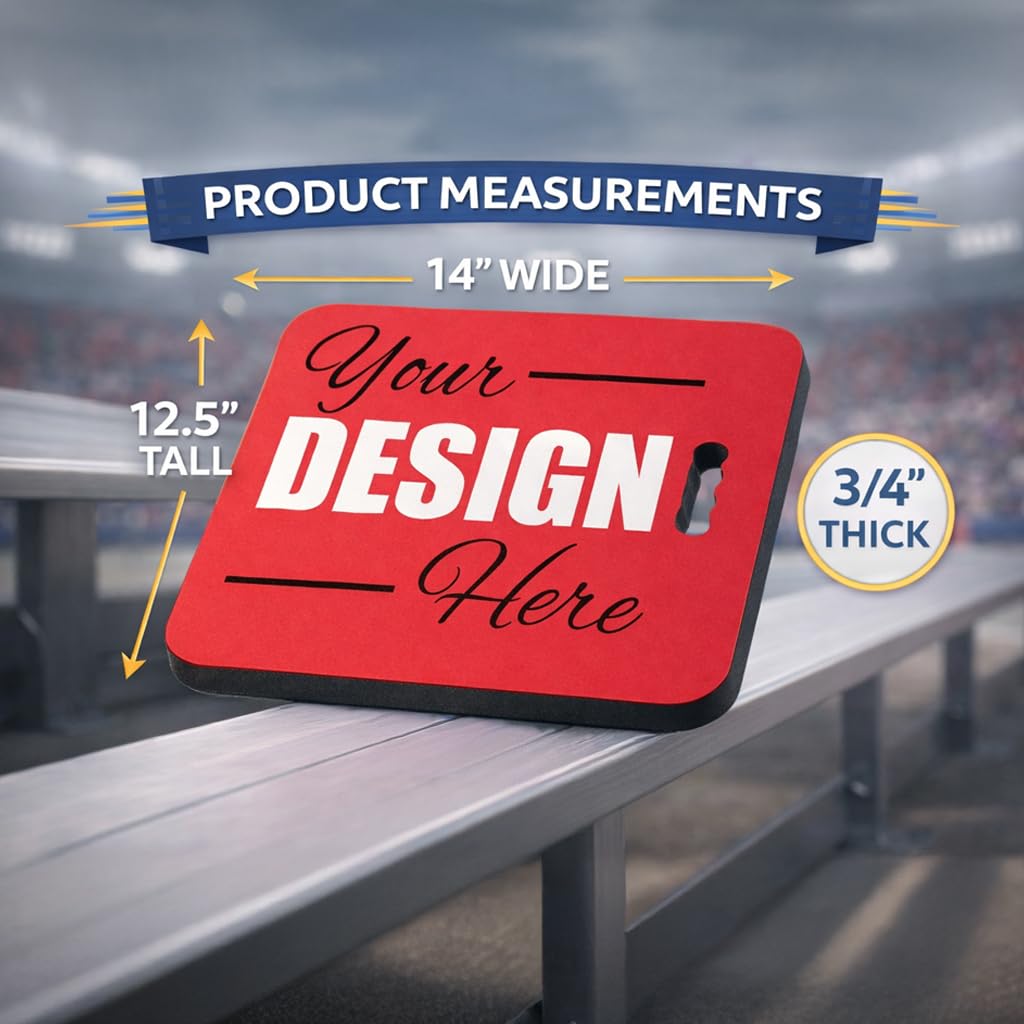 2-Pack Stadium Seat Cushions with Handle N929