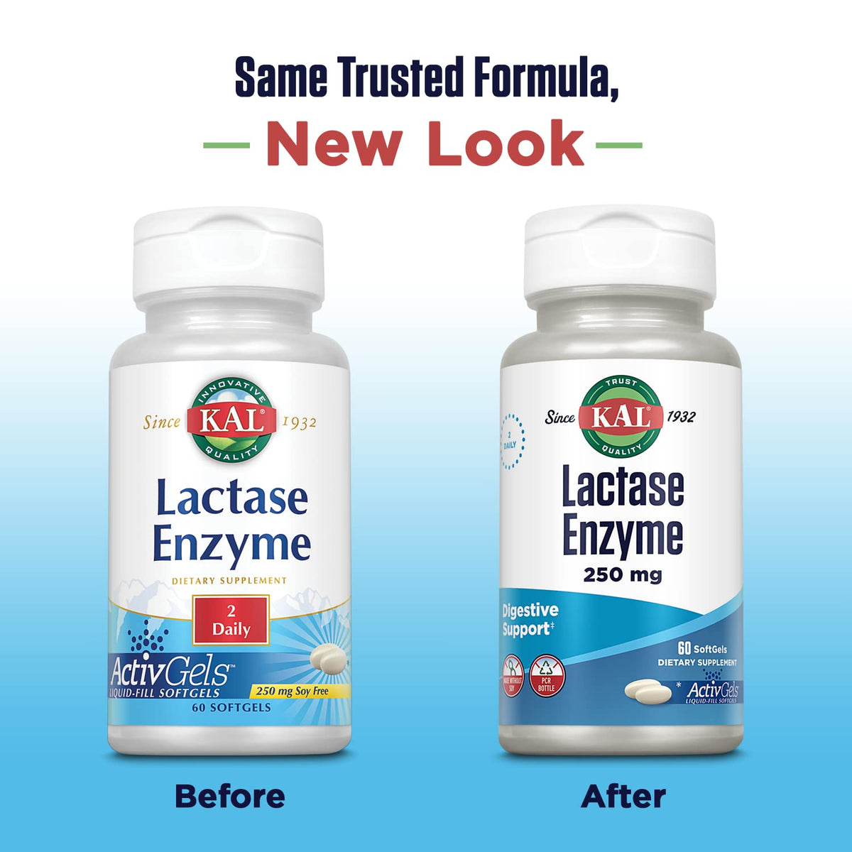 Lactase Enzyme 250 mg 60 SoftGels G426742