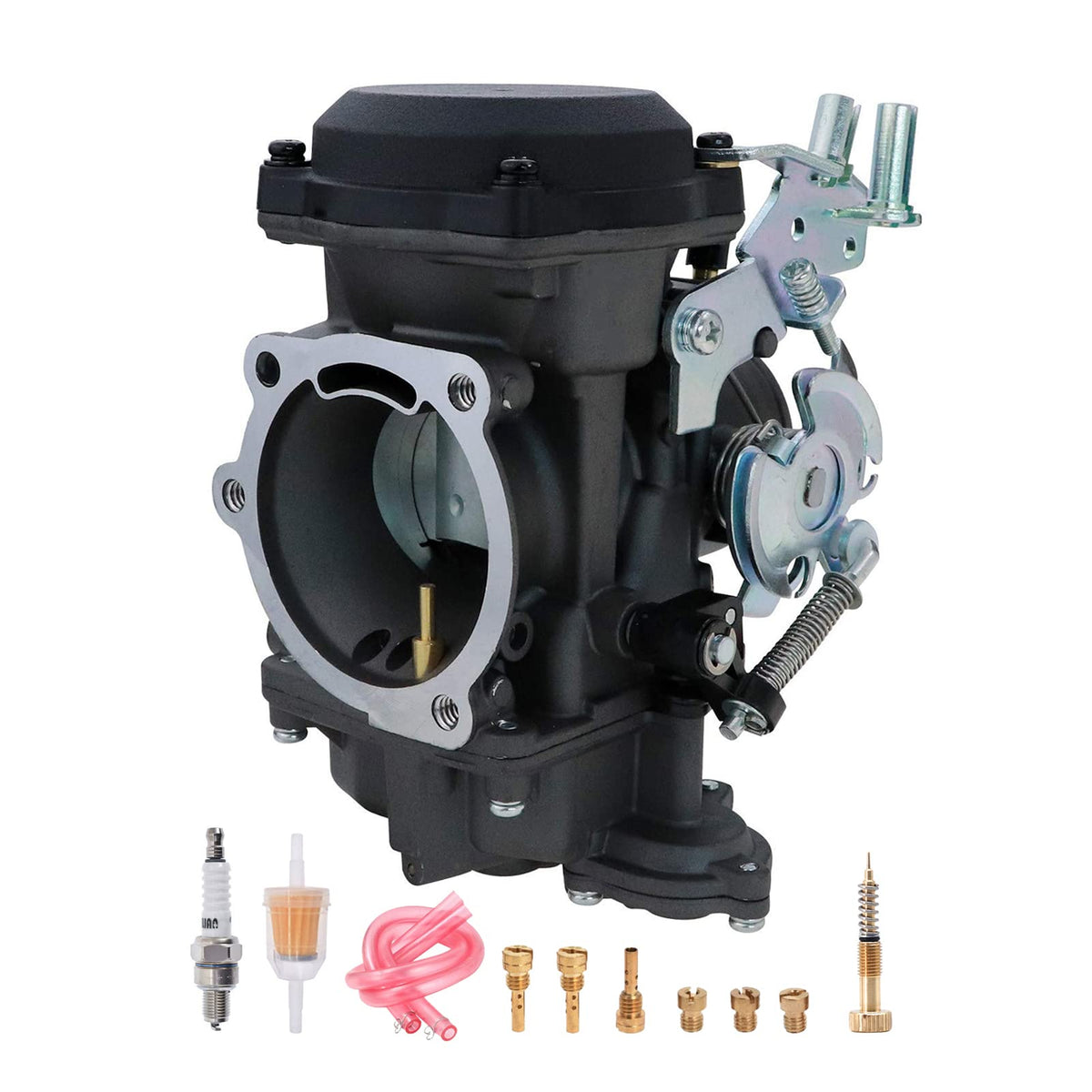 CV40 Carburetor with Fuel Filter Spark Plug Jets R440