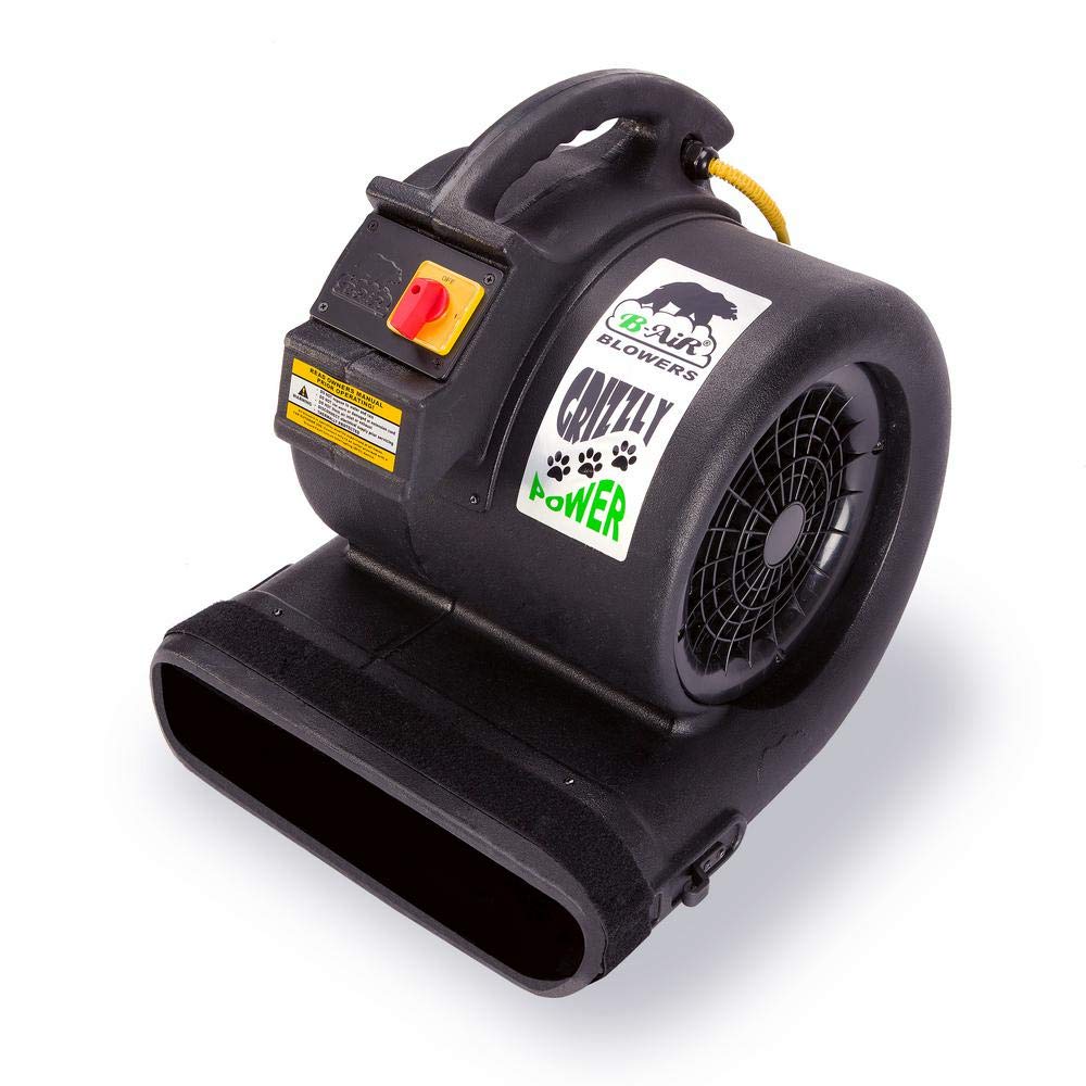 1 HP 3550 CFM Air Mover Carpet Dryer Floor Fan Black R852519