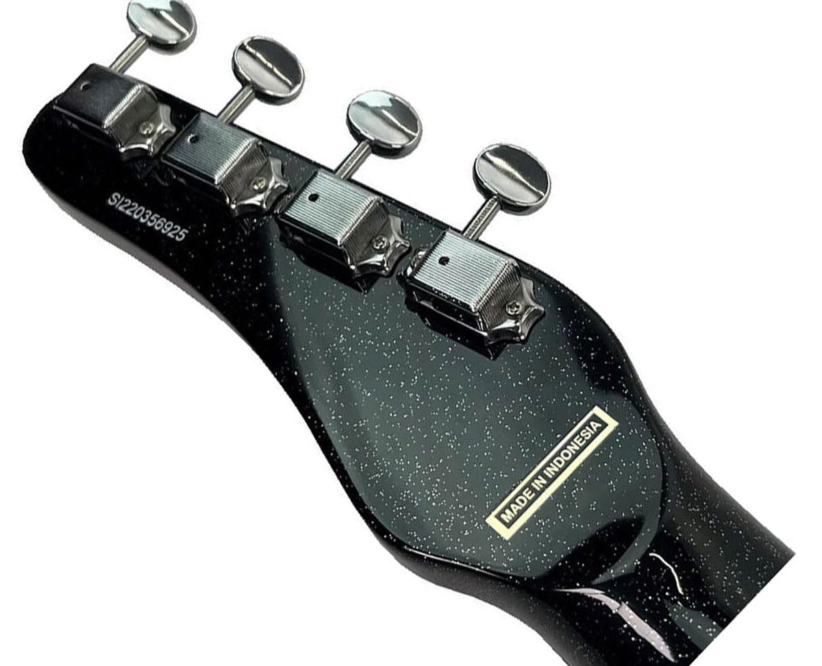 Black Silver Flake Short Scale Bass Q798660