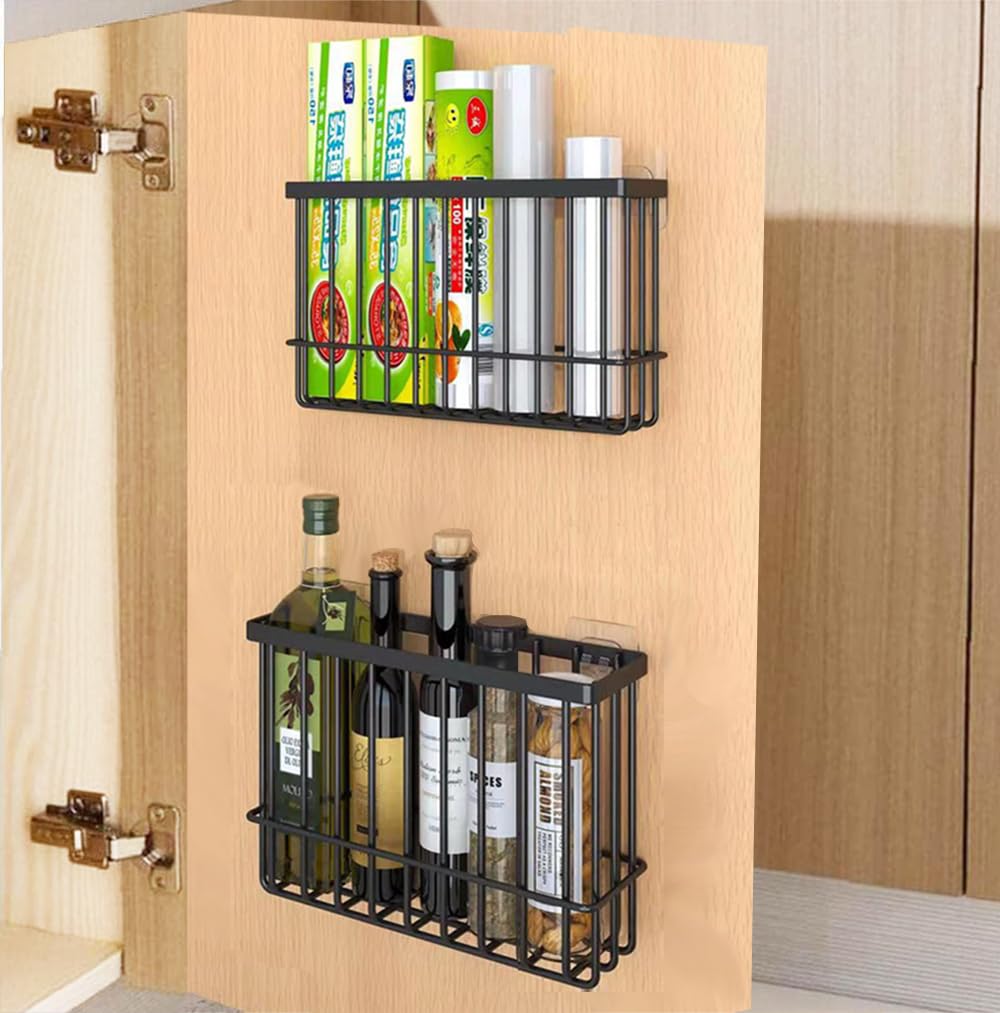Self Adhesive Wall Mounted Storage Box (Black) V901756