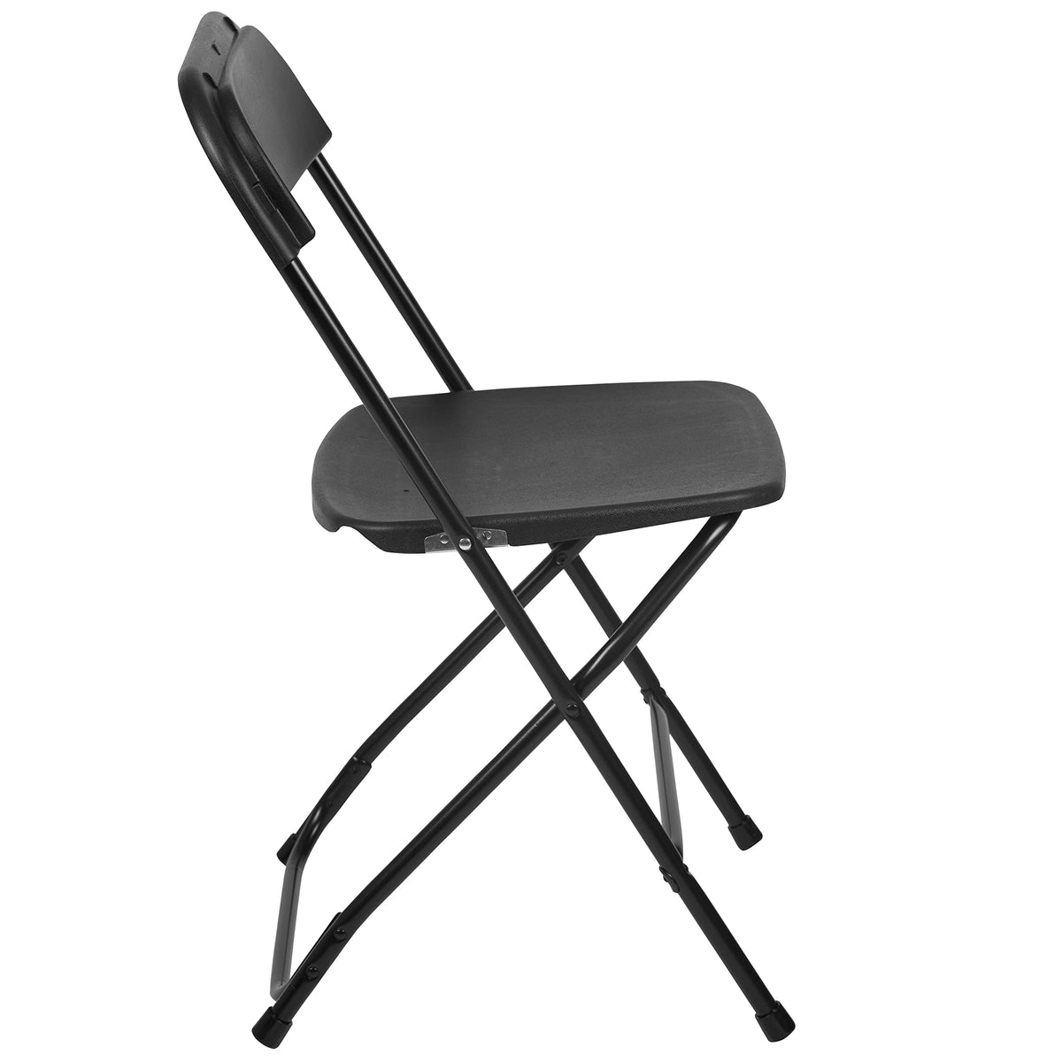 Black Plastic Folding Chair 10-Pack C26006