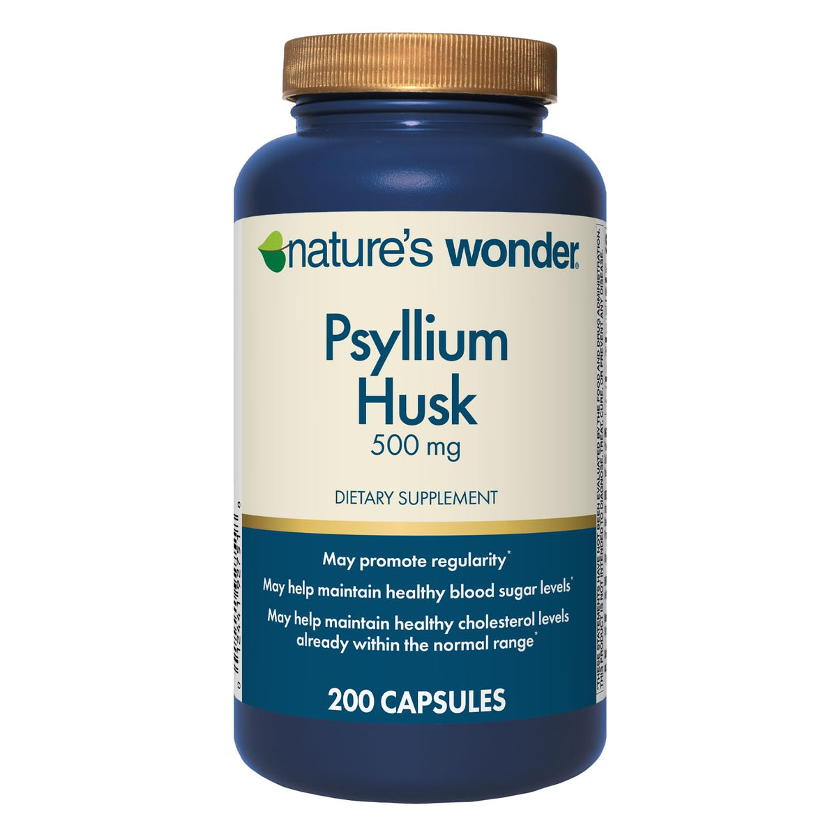 Psyllium Husk 500 mg Capsules 200 Count X852492