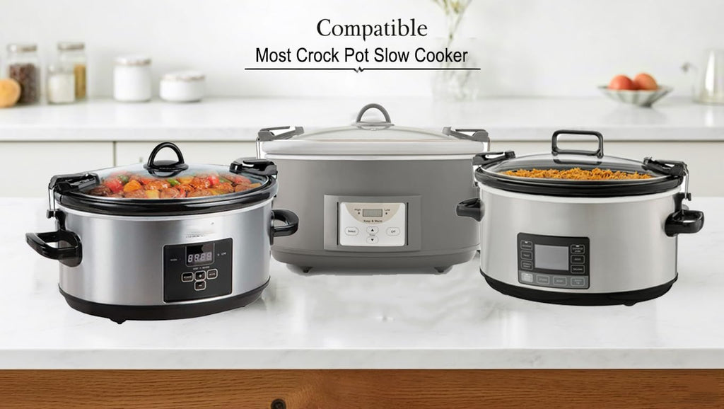 7 Qt Ceramic Slow Cooker Pot L697