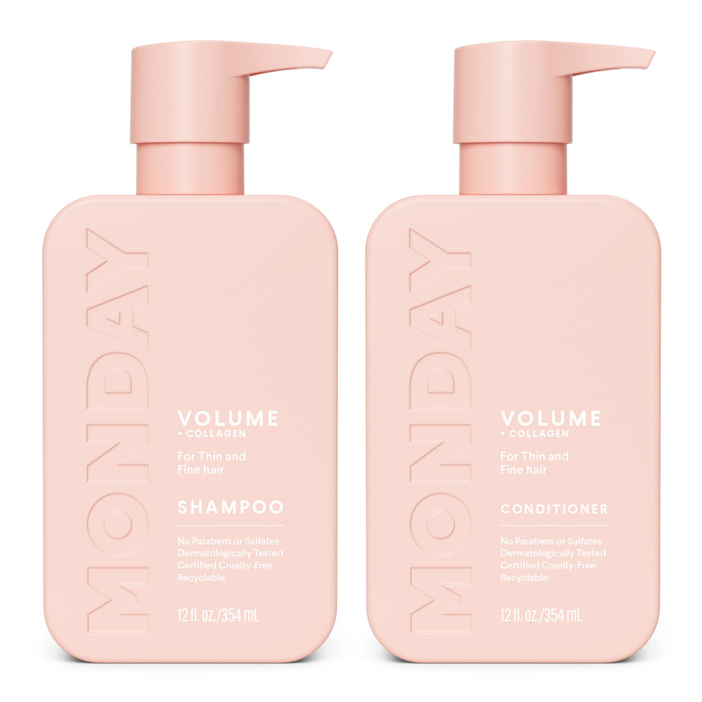 Volume Shampoo + Conditioner Set 12 oz Coconut Oil A1934