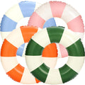 4Pcs Inflatable Pool Float 31 Inch Striped Swim Rings L2891