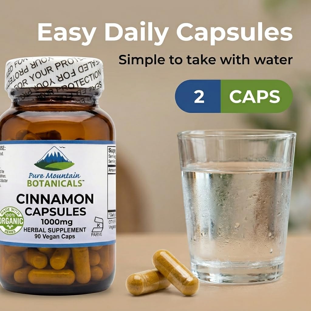 Cinnamon Capsules 1000mg 90 Capsules F9744