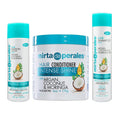 Argan, Coconut & Moringa Oils Shampoo + Conditioner + Leave-in Cream Set U29376