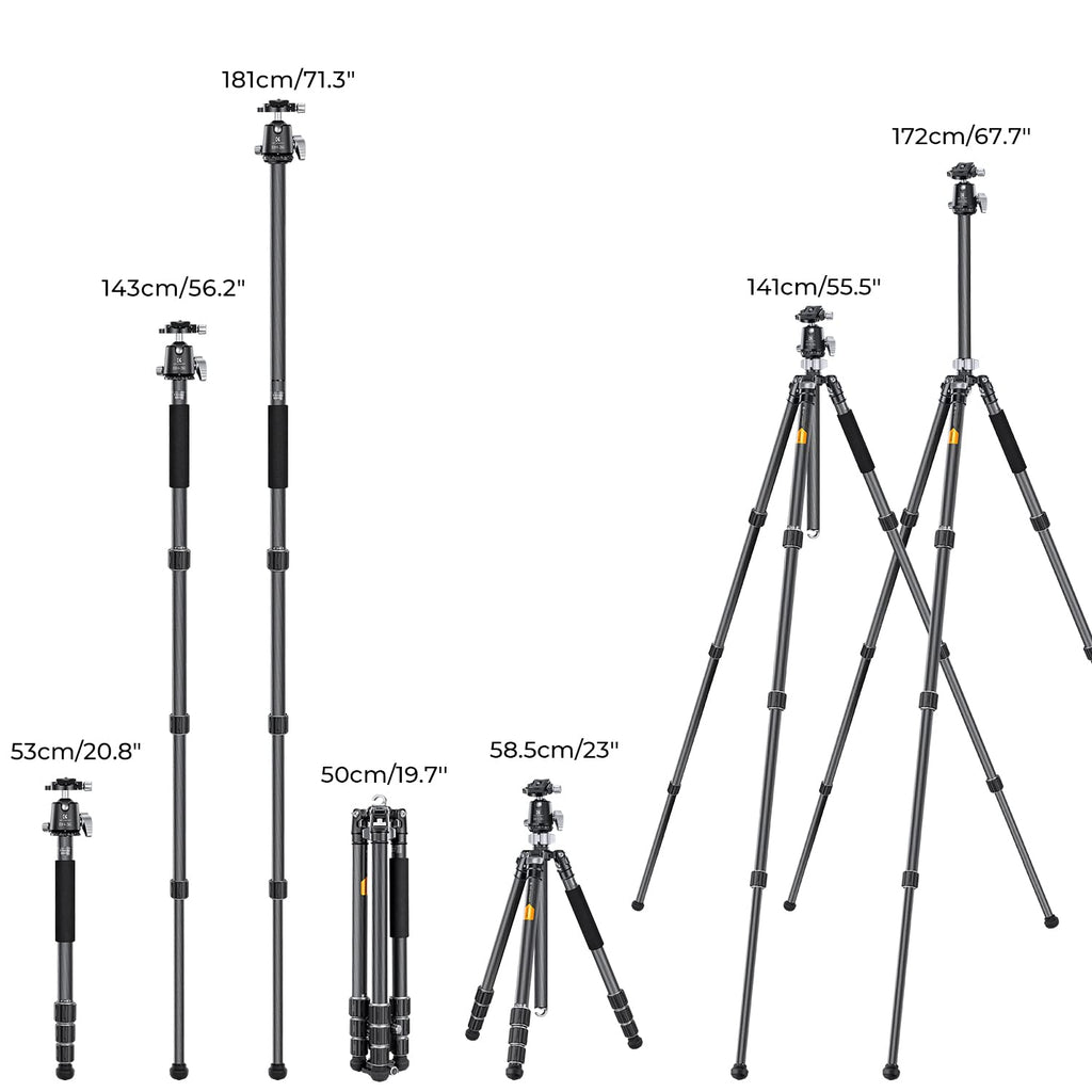 Carbon Fiber Camera Tripod K5558