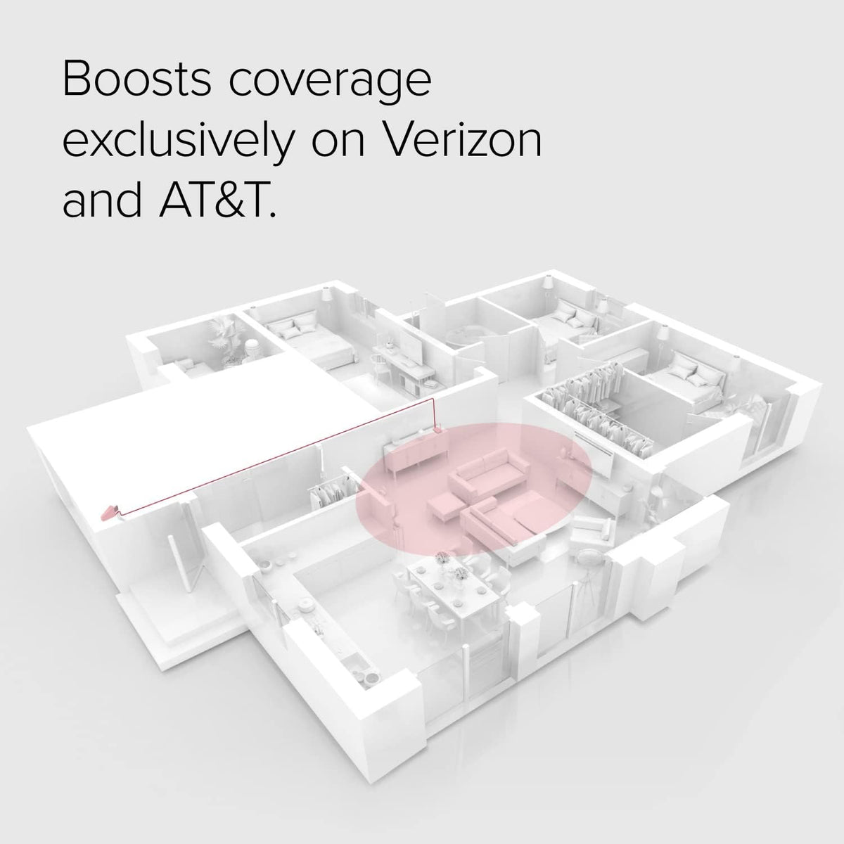 Cell Phone Signal Booster for Verizon and AT&T A27826