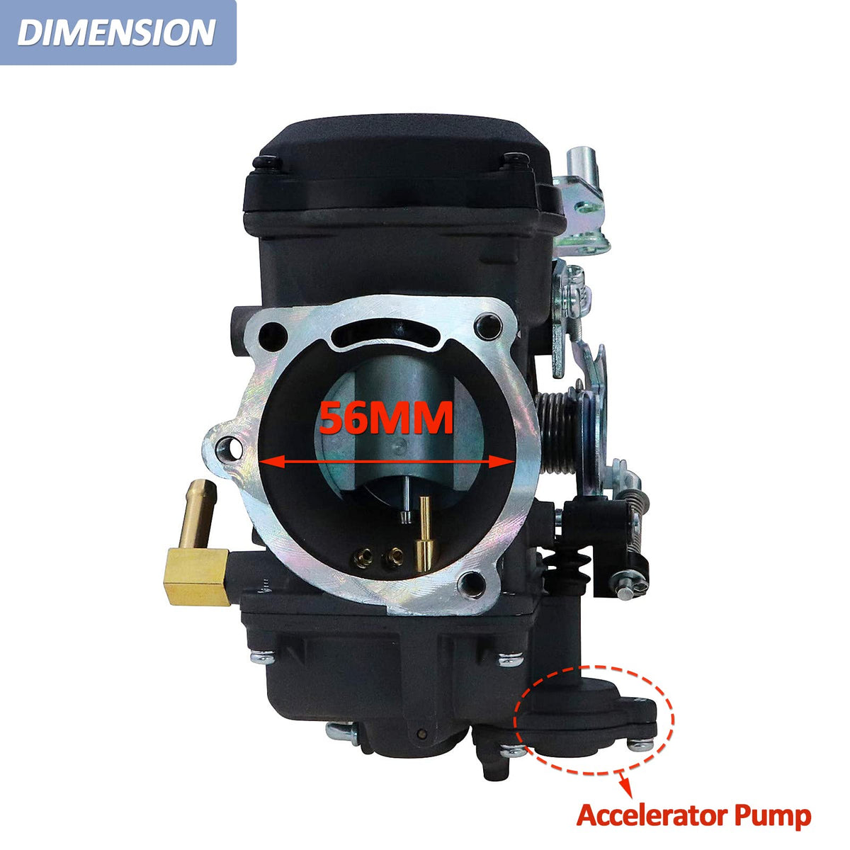 CV40 Carburetor with Fuel Filter Spark Plug Jets R440