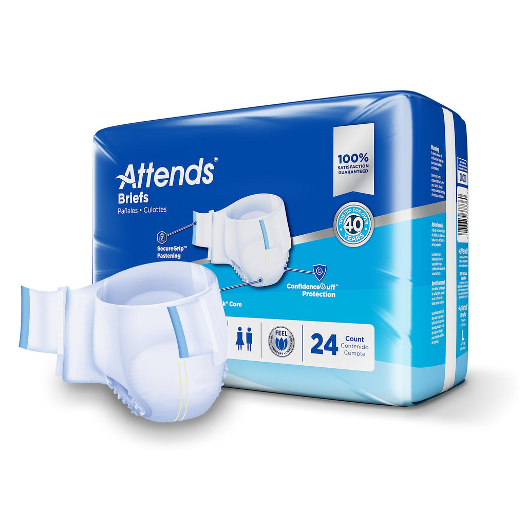 Large Ultimate Absorbency Adult Incontinence Briefs 72ct Q197987