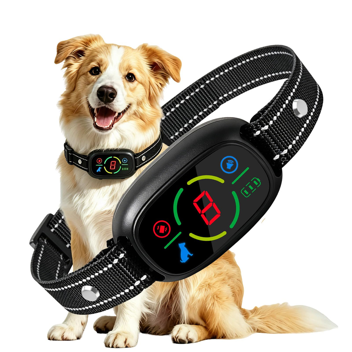 Rechargeable Dog Bark Collar with 3 Beep & Vibration Modes D79725