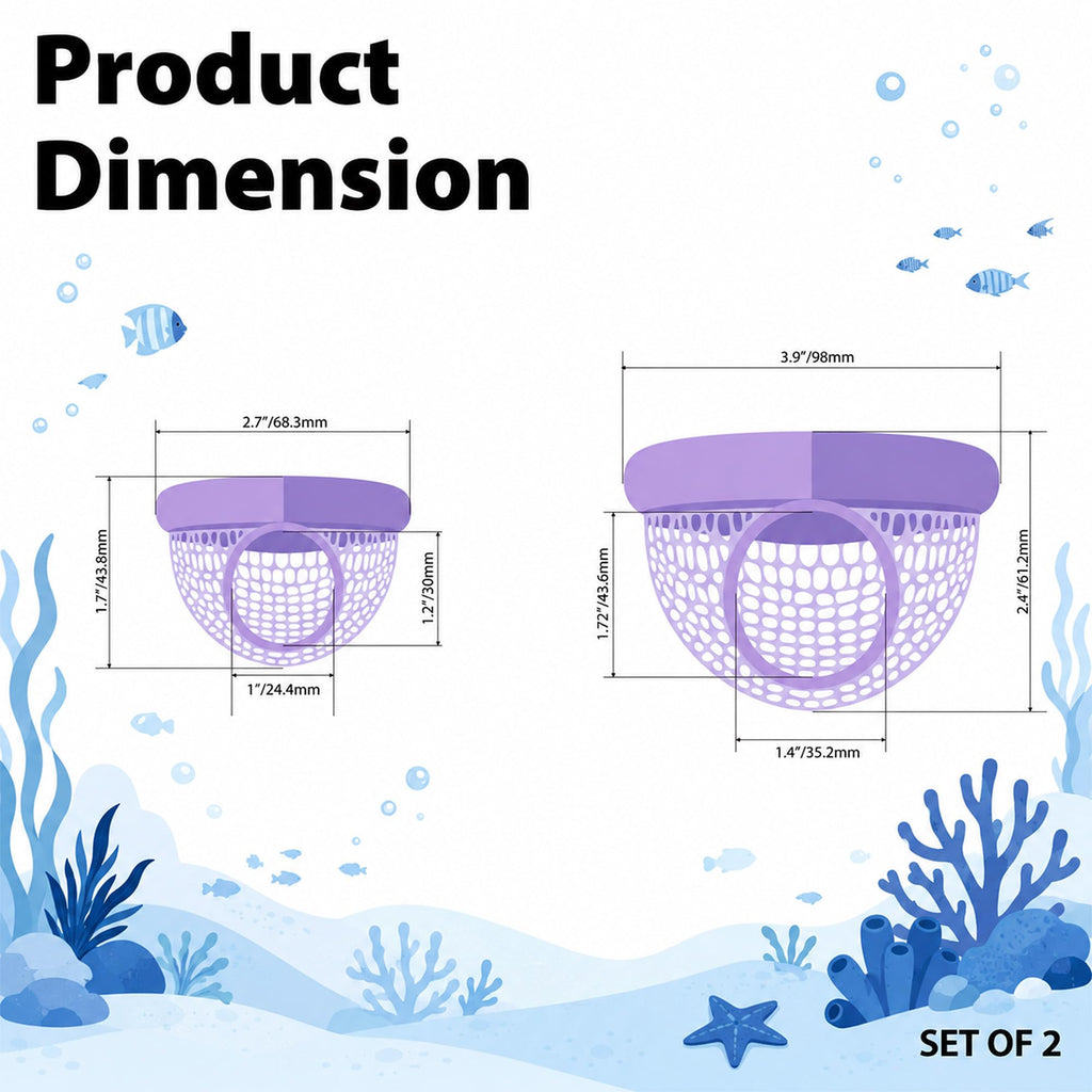 2 PCS Betta Hammock & Shrimp Shelter V273