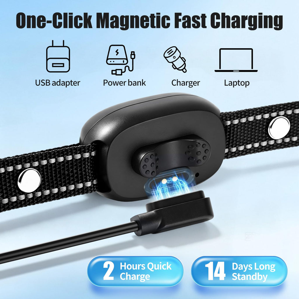 Rechargeable Dog Bark Collar with 3 Beep & Vibration Modes D79725