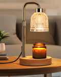 Candle Warmer Lamp with Timer, Gold E519