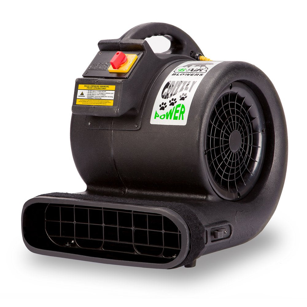 1 HP 3550 CFM Air Mover Carpet Dryer Floor Fan Black R852519