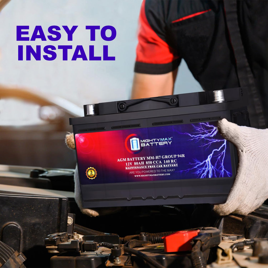 12V 80AH 850 CCA Replacement Battery C4508