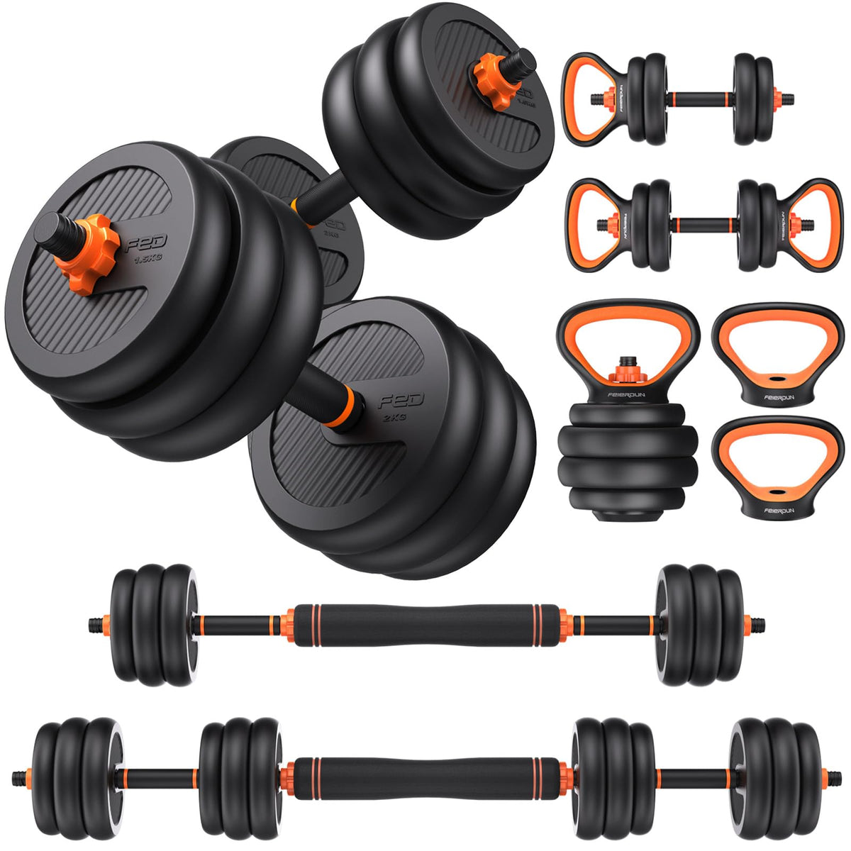 Adjustable Dumbbells Free Weight Set with Connector M4202