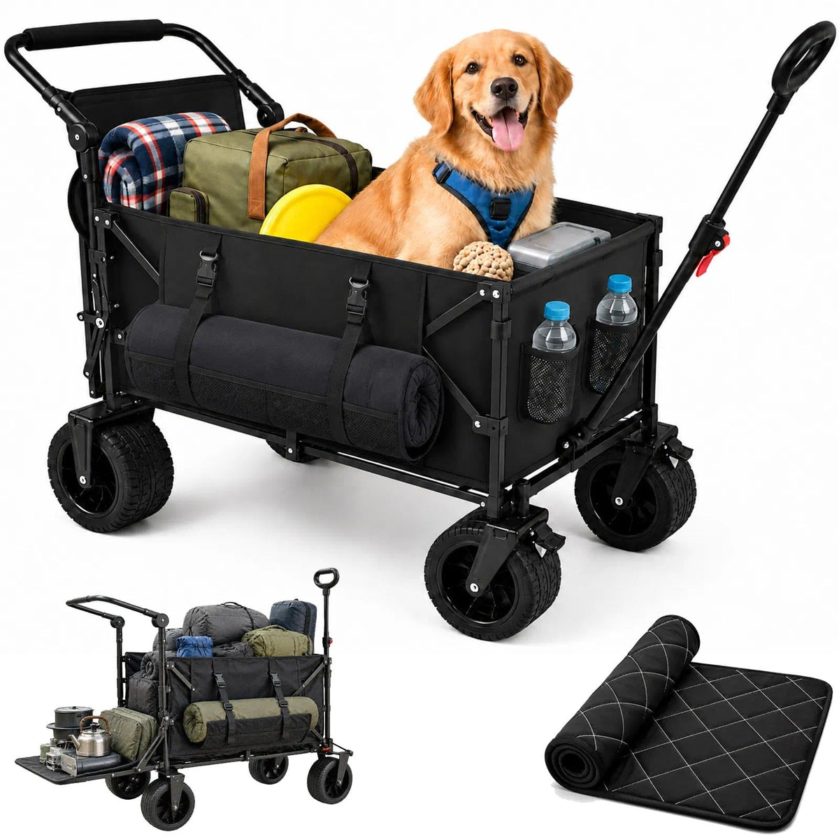 Folding Dog Wagon with Ramp B57720