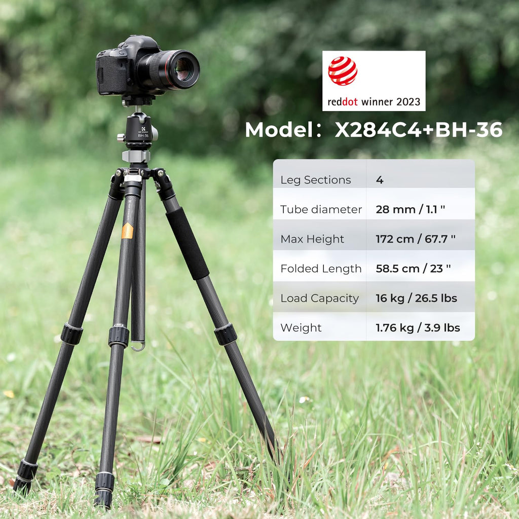 Carbon Fiber Camera Tripod K5558