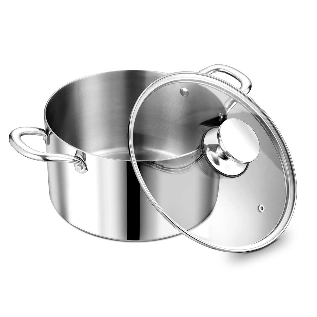 5 Quart Tri-Ply Stainless Steel Stock Pot with Lid S457755