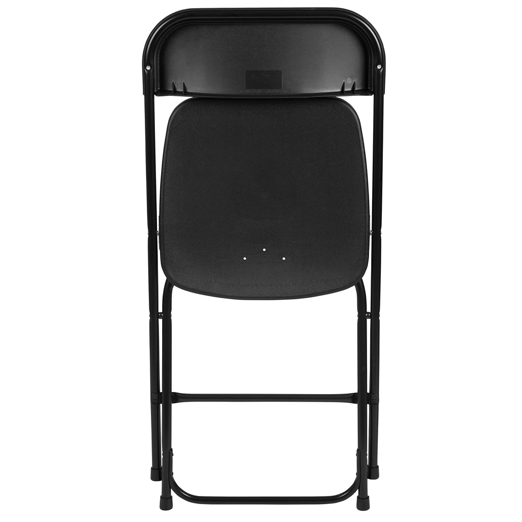 Black Plastic Folding Chair 10-Pack C26006