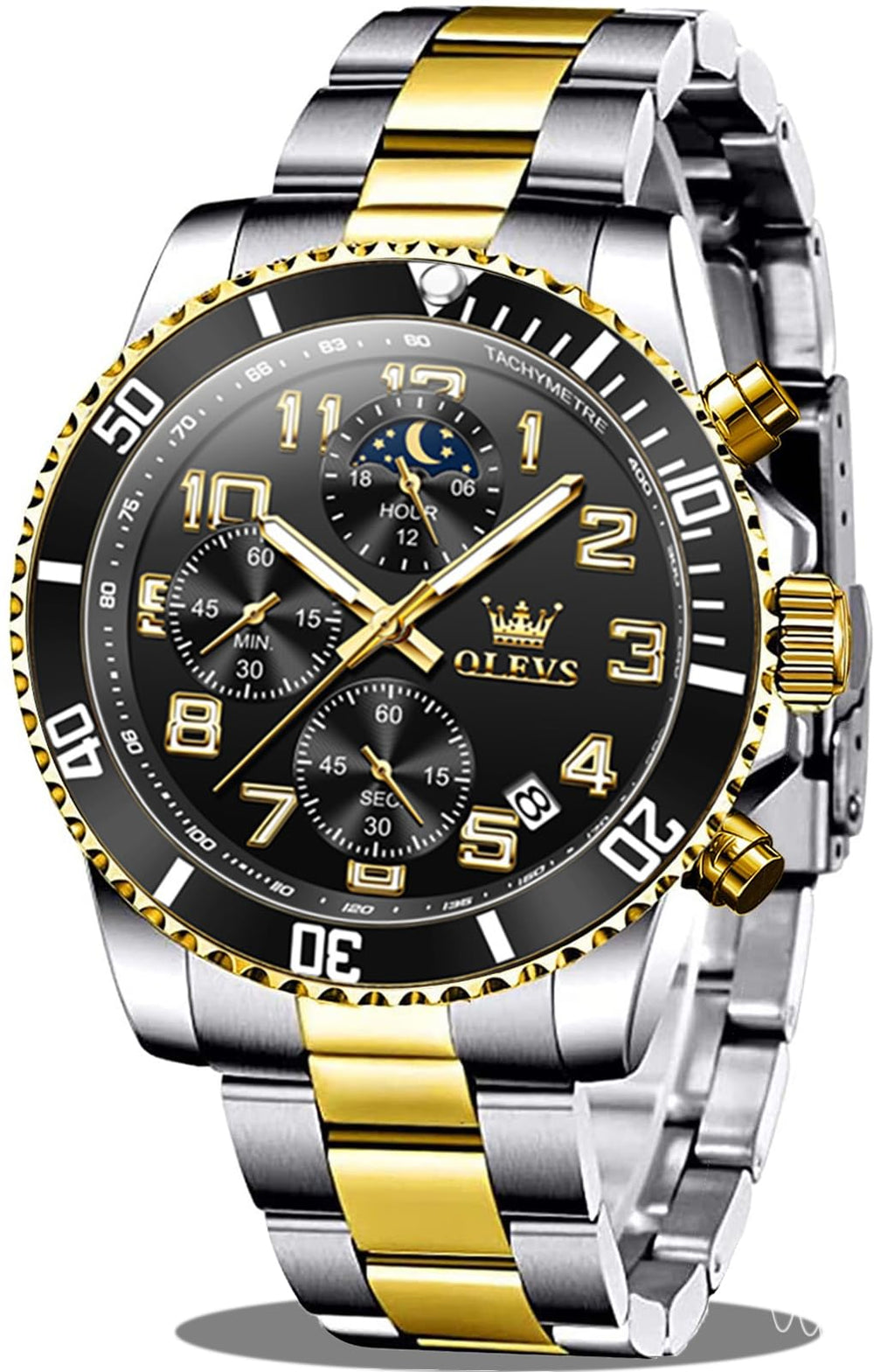 Mens Stainless Steel Waterproof Analog Watch E152992