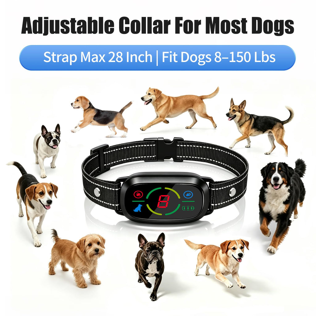 Rechargeable Dog Bark Collar with 3 Beep & Vibration Modes D79725