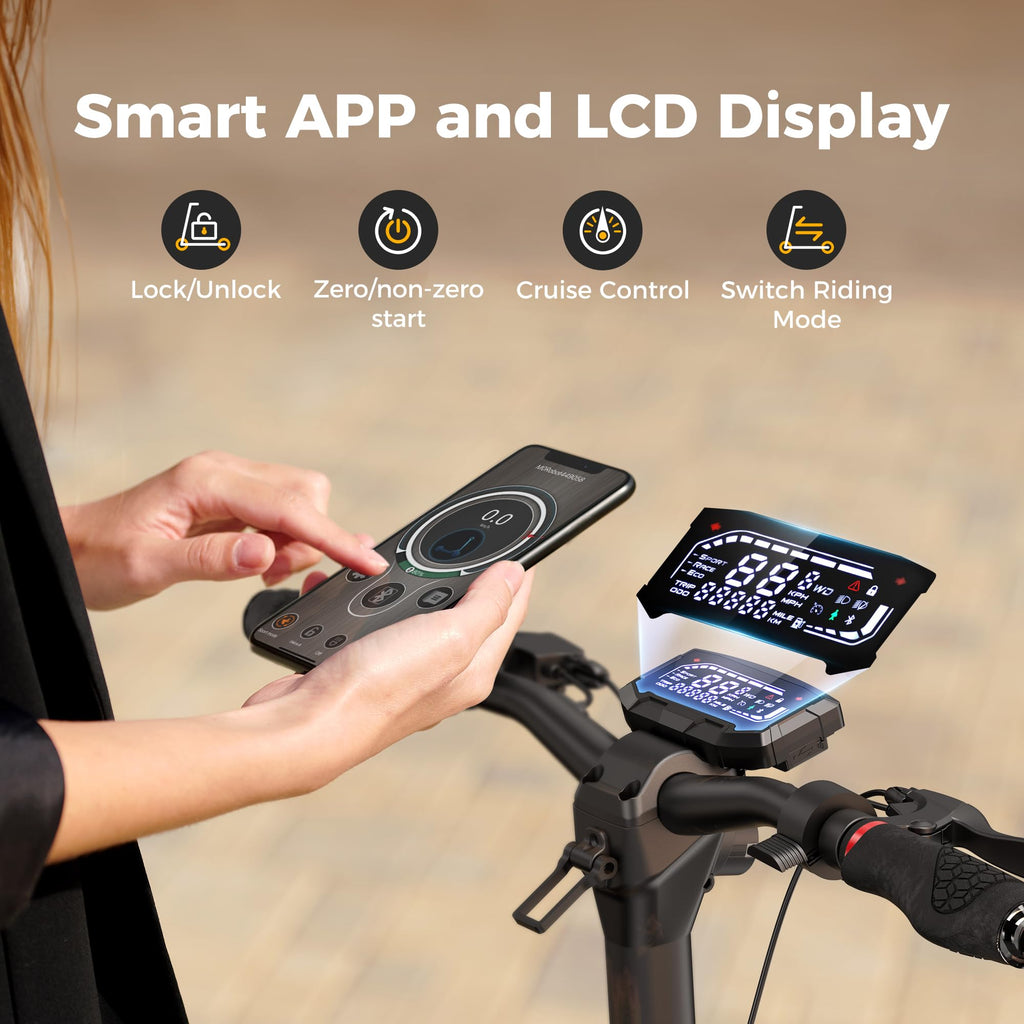 Electric Scooter with Off-Road Tires H50107