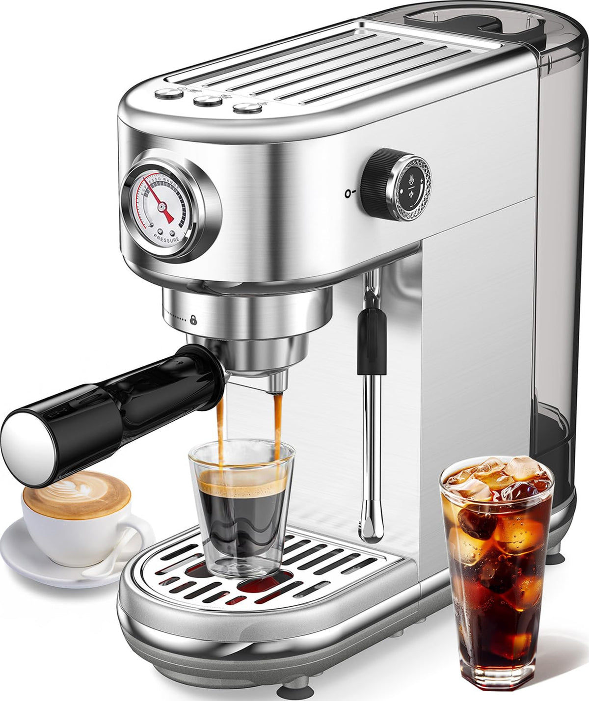 20 Bar Espresso Machine with Milk Frother E17930