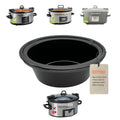 7 Qt Ceramic Slow Cooker Pot L697