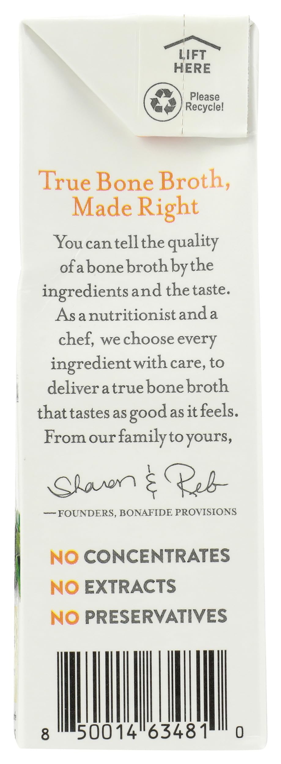 Chicken Bone Broth No Salt Added Organic 16.9 Ounce A896