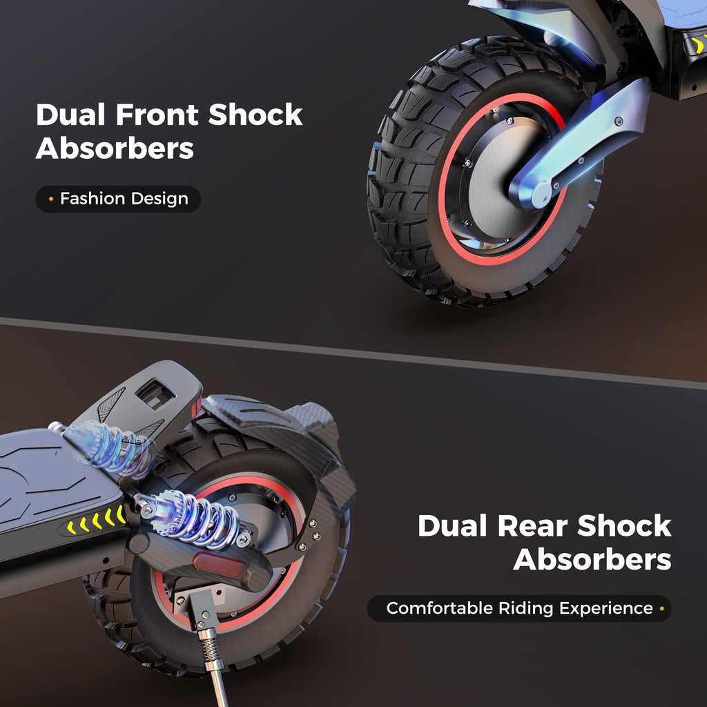 Electric Scooter with Off-Road Tires H50107