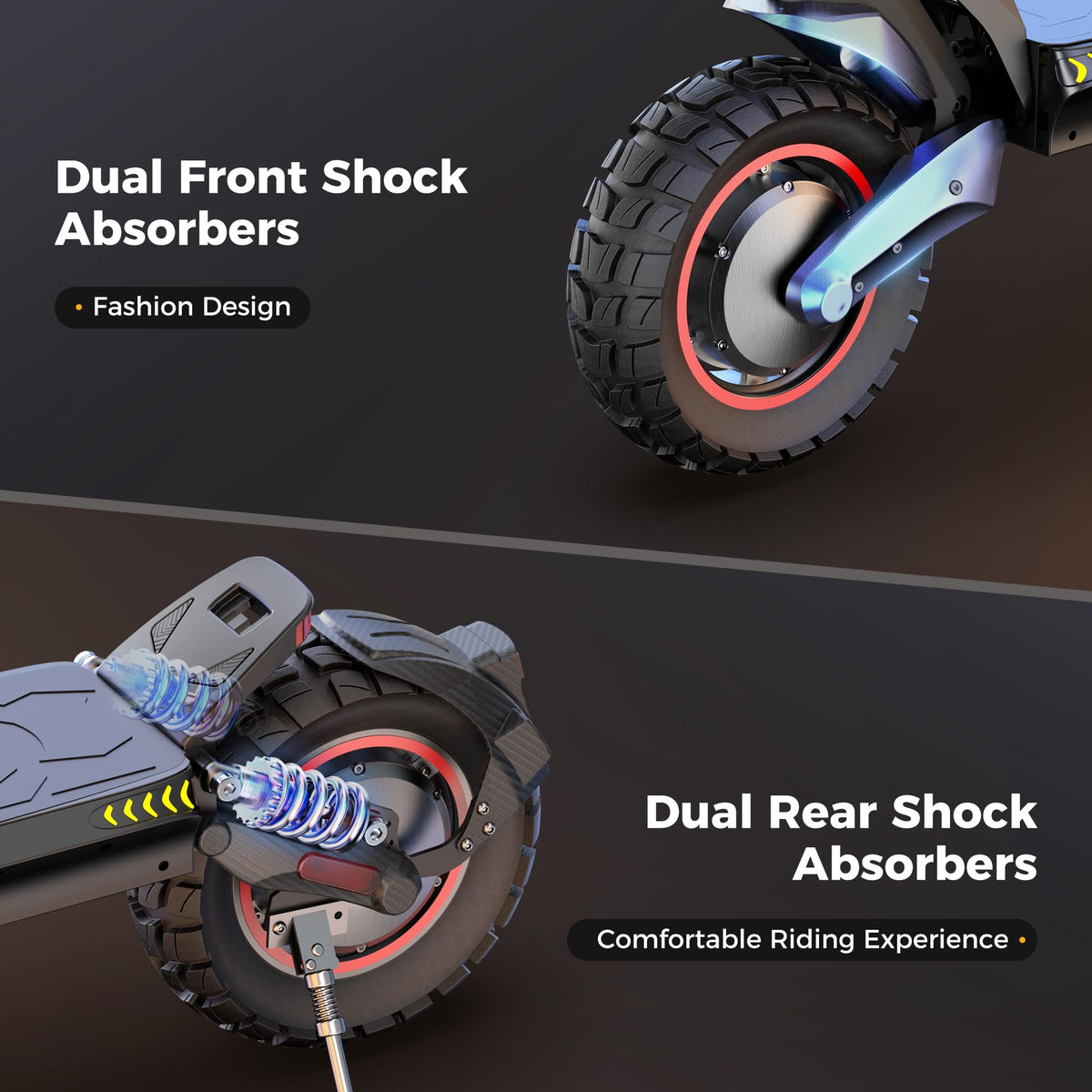 Electric Scooter with Off-Road Tires H50107