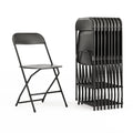 Black Plastic Folding Chair 10-Pack C26006