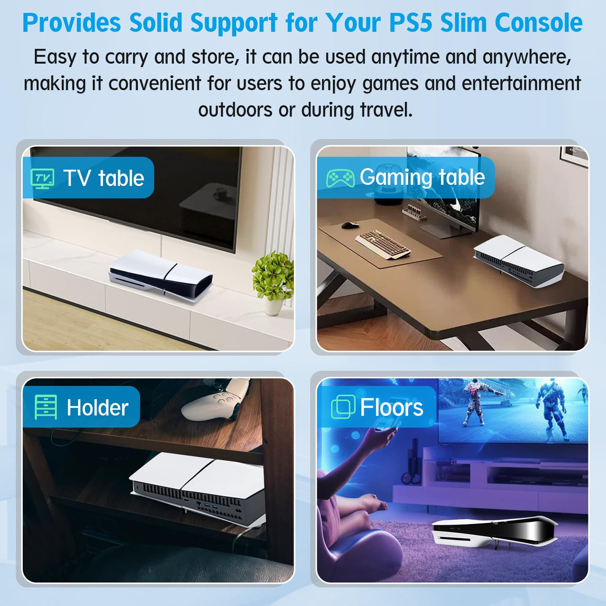 4Pcs Console Stand for PS5 Slim K91830