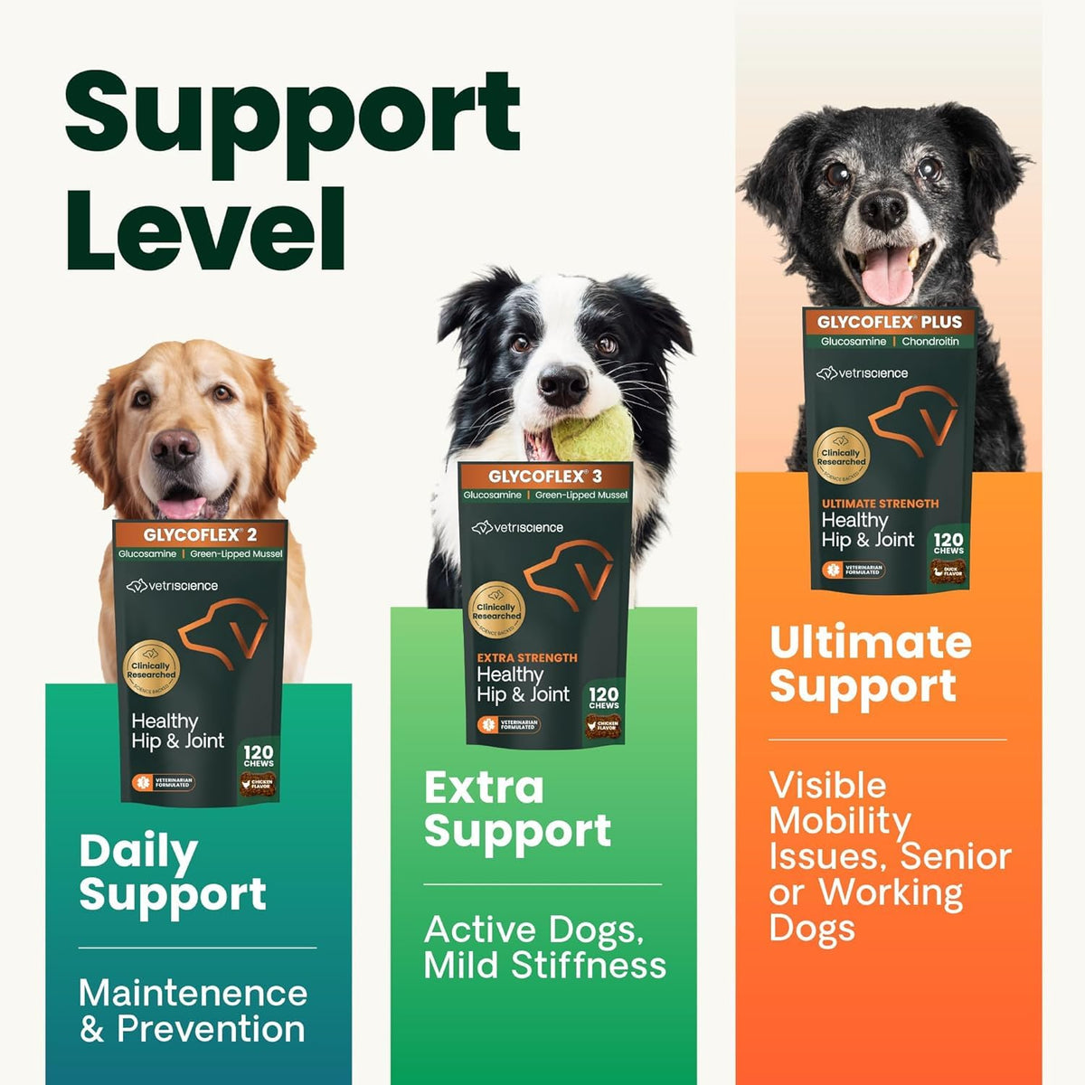 Chicken Hip & Joint Tablets for Dogs, 120 Count K23259