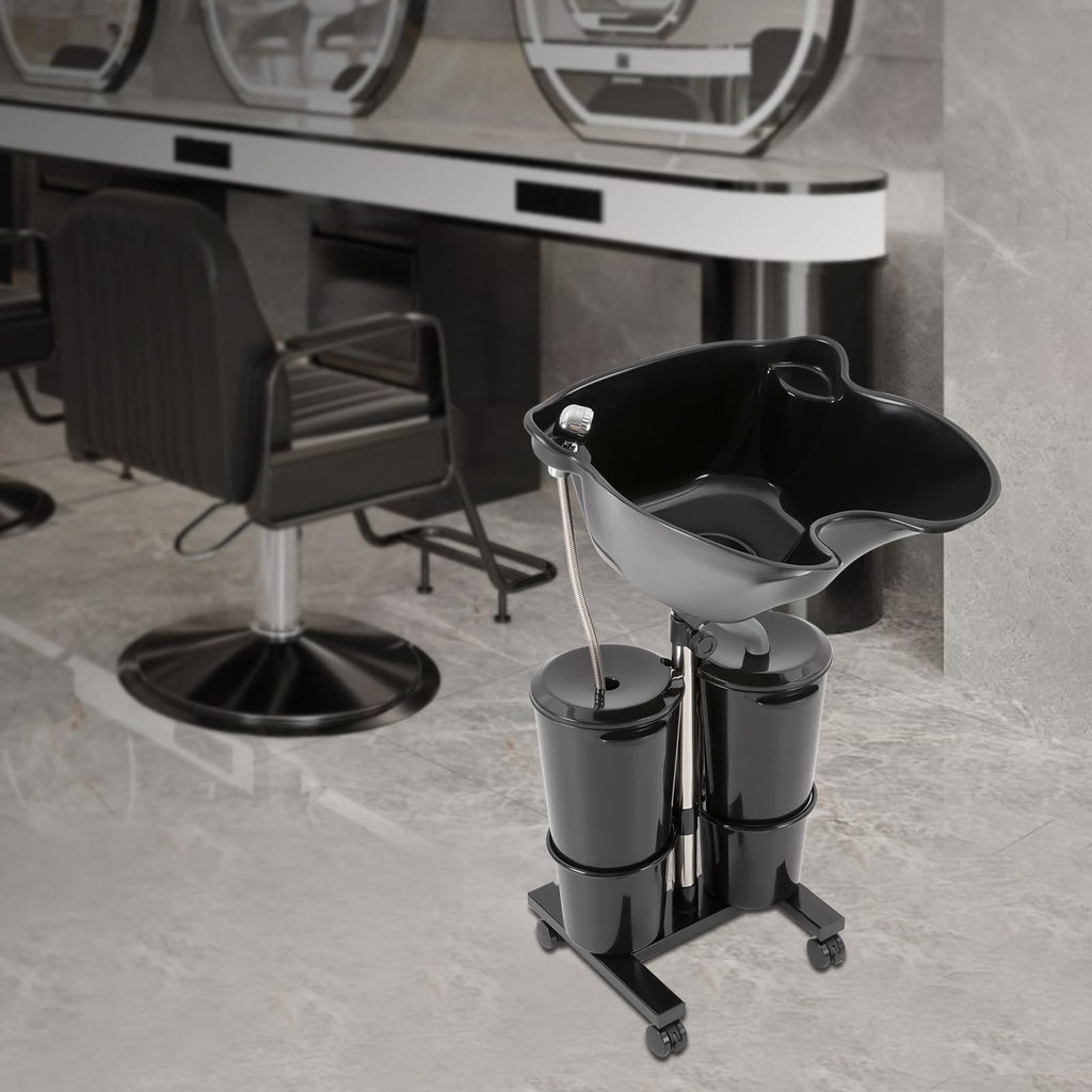 Portable Shampoo Bowl with Electric Pump and Foot Pedal U92057
