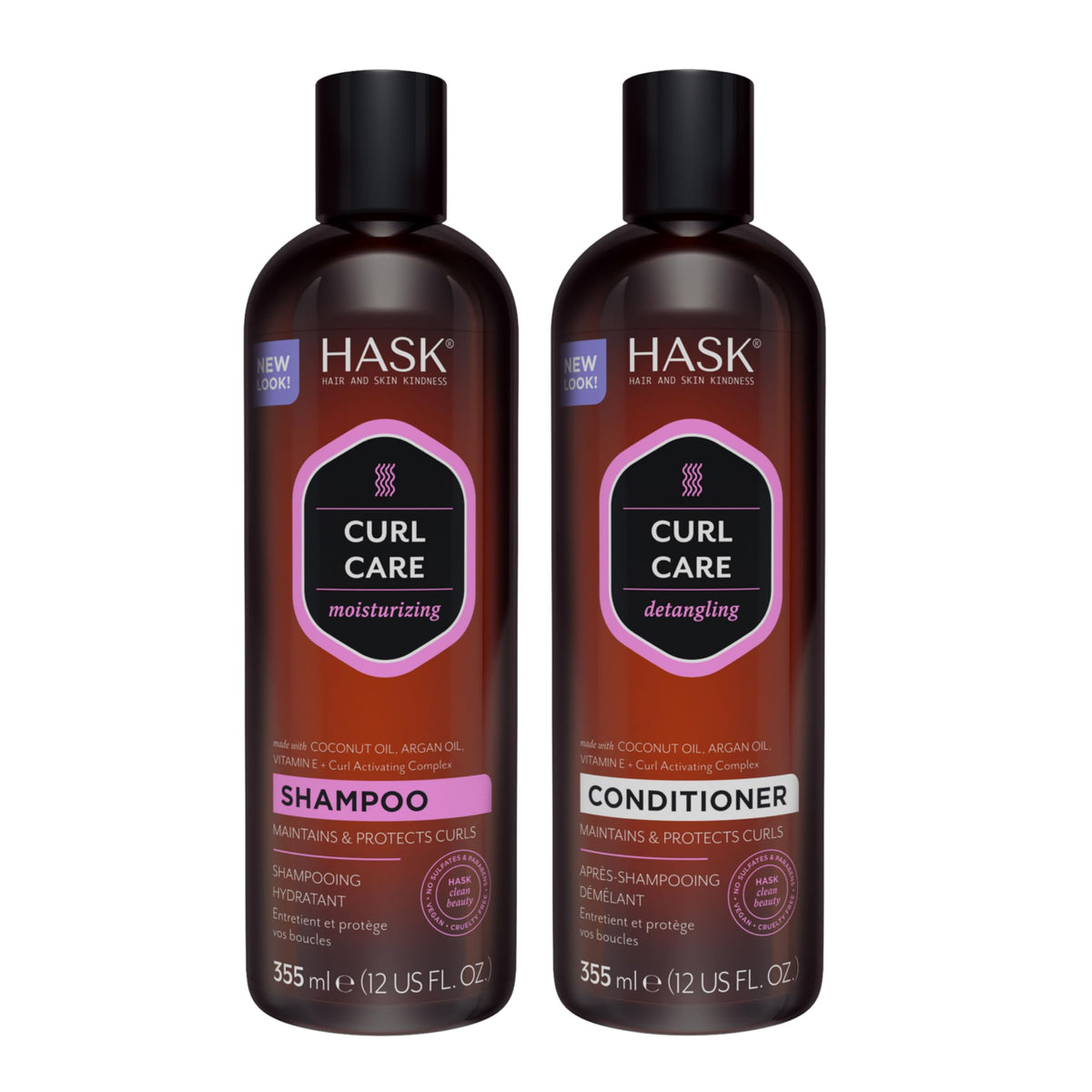 Coconut and Argan Oil Shampoo + Conditioner Set X6750